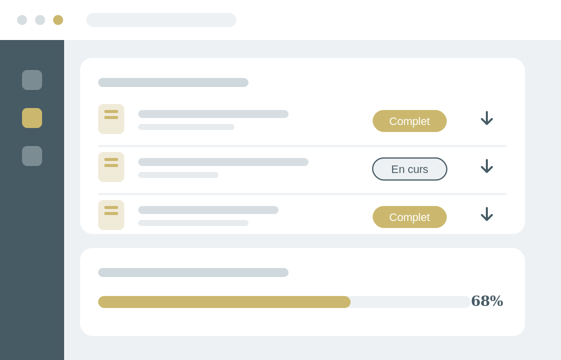 Llistat d'informes descarregables i seguiment de projectes a la plataforma Arcana Observa